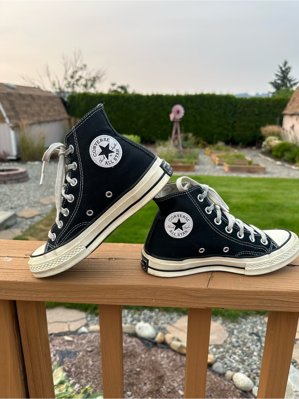 Converse Black High Top Chuck Taylor All Star Sneakers